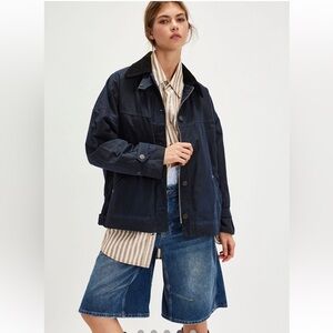 Free People We The Free Cori Waxed Chore Jacket Xsmall sold out